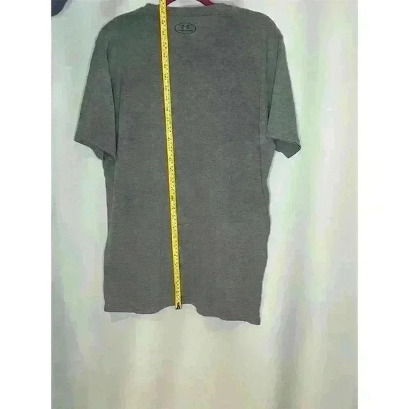 Under Armour Men's Gray Loose Fit HeatGear T-Shirt Size L - Picture 3 of 10